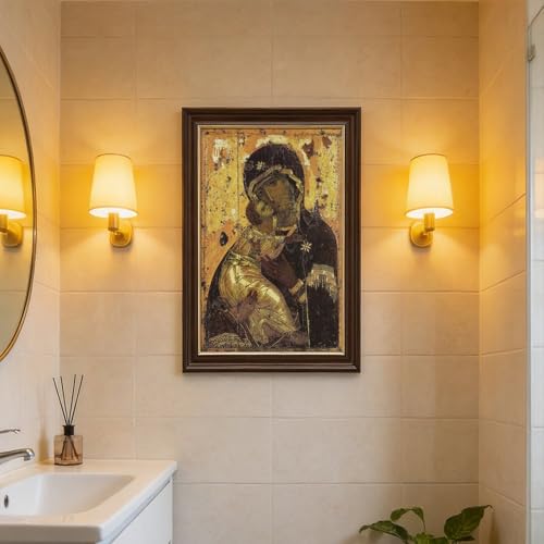 Cadre Jésus Christ Pantocrator Toile pour Mur Vide - 7