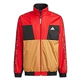 veste reversible adidas 100 % polyester ripstop adidas Veste tissée réversible pour homme écarlate, Rouge écarlate, L