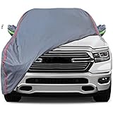AUQDD 6-Layers PEVA New Material Truck Full Padded Car Cover Waterproof All Weather Weatherproof UV