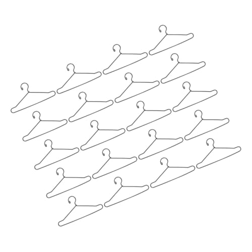 iplusmile 20 Grucce In Filo Metallico Per Vestiti Grucce In Filo Metallico Nero Per Da Bambola Grucce In Metallo Per Bambole Guardaroba Per Da Bambola In Metallo
