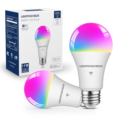 Lightinginside RGBCW Smart LED Bulb 100W Eq No Hub