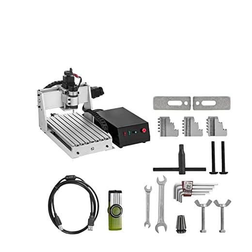 Ryanong Router CNC a 3/4 assi 6040/3040/3020 Incisore Porta USB Fresatura Macchina per Incisione Macchina per Incisione PVC 3D Intaglio Macchina per la lavorazione del legno (CNC 3 assi 3020)