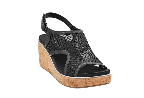 Image of Corkys Footwear Womens Carley Wedges, Featuring Corkys EVA Foam Cushioned Insoles, A 2.5 Inch Heel, Lightweight For All Day Wear, And Hook And Loop Closure
