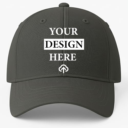 Image of AMAZON BRAND - ANARVA Personalized Premium Custom Cotton Cap | Design Your Own Baseball Cap with Logo, Name or Image | Free Size Unisex Adjustable Casual Hat for Men & Women