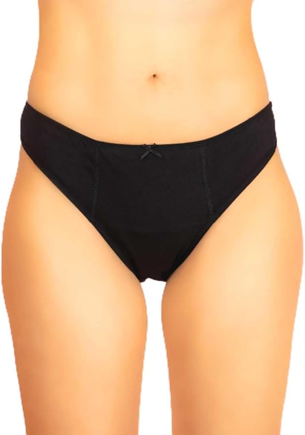 Culotte brésilienne noire Iris Haute Pression T40 pour fuite urinaire femme