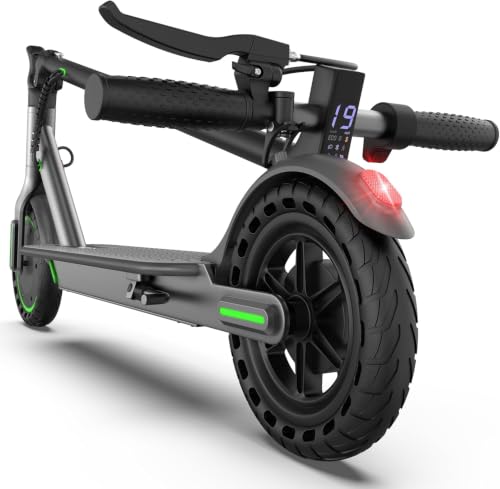 Image of VOLPAM Electric Scooter, 350W /500W /800W /1000W /250W Powerful Motor & 19 /22 / 9 MPH Top Speed, 16-28-10 Miles Long Range, Folding E Scooter Choice