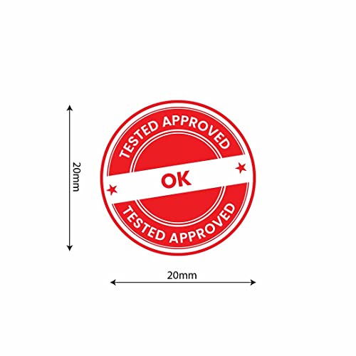 Image of CVANU 5000pcs Quality Checked Mini Sticker in Green Color Round Shape (20 X 20mm) cv2