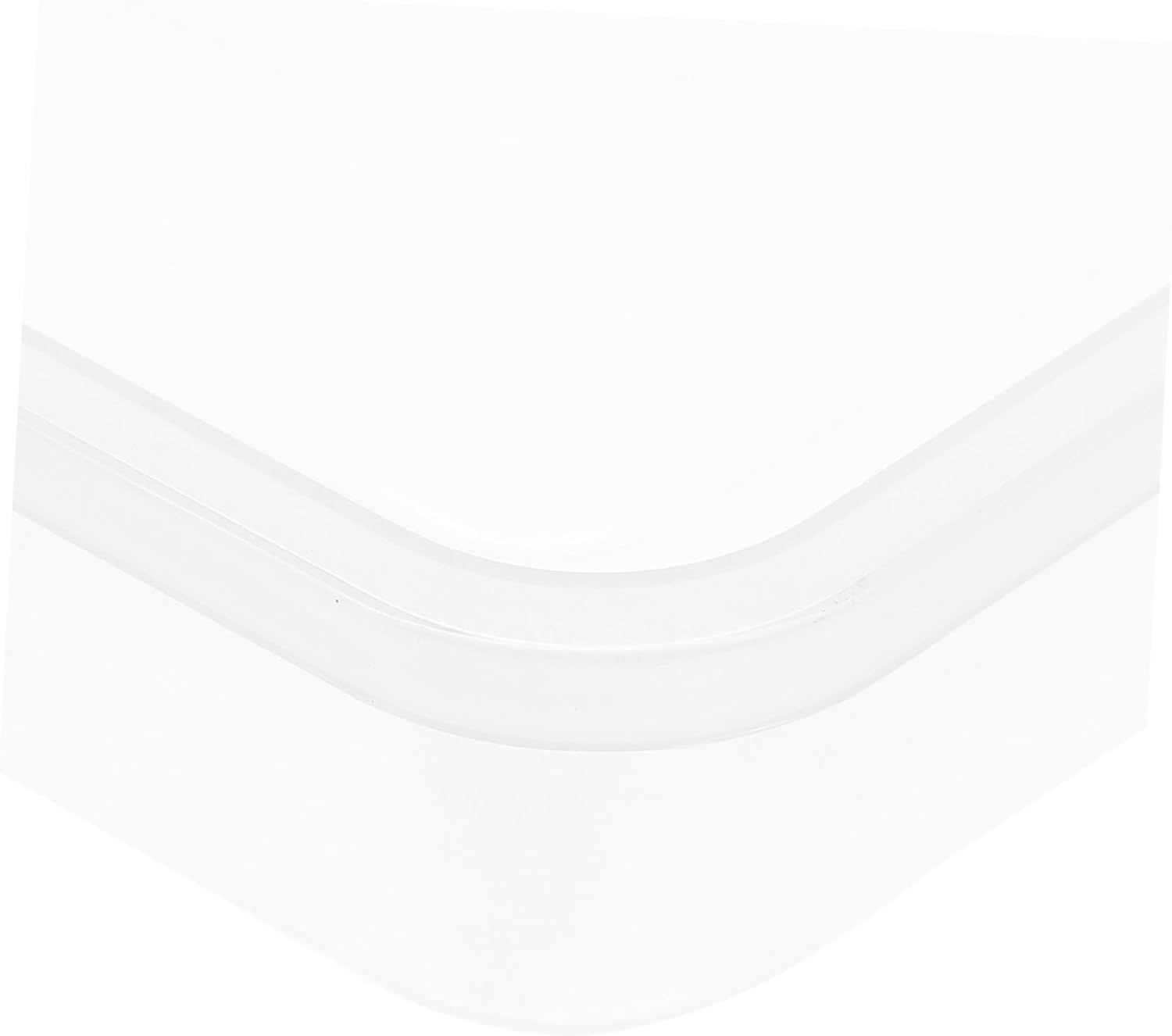 2pcs Square Plastic Flower Pot Tray Clear Plant Saucers for Drainage Multi-Functional Water Catcher for Indoor and Outdoor Planters for Hydroponic and Decorative Use