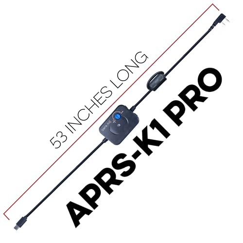Image of BTECH APRS-K1 PRO Multi-Function Audio Interface Cable - USB-C Universal TNC Adapter with Built-In Auto PTT & Audio I /O - Compatible with APRSpro, APRSDroid