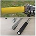 uxcell 2pcs Foam Tubing for Handle Grip Support, Pipe Insulation, 25mm(1 Inch) ID 35mm OD 195mm Black