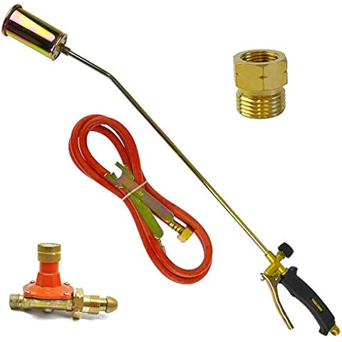 AB Tools Propane Gas Torch Burner with Hose Cover