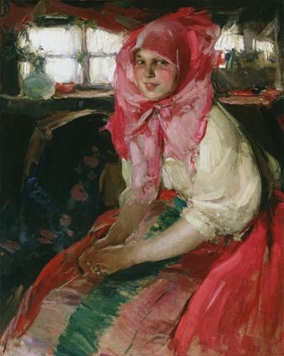 Peinture sur toile paysanne Abram Arkhipov décoration chambre coucher