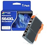 564XL Ink Cartridge Compatible for HP 564 XL 564XL Ink Cartridge (1x Photo Black) for Photosmart Premium C309A C410A C310A C510 B209 B210 Inkjet Printer