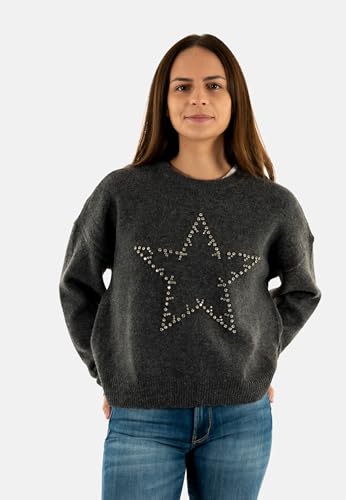 Upim, Pullover Con Strass Donna, Unisex, Grigio, Taglia: Xs - 2
