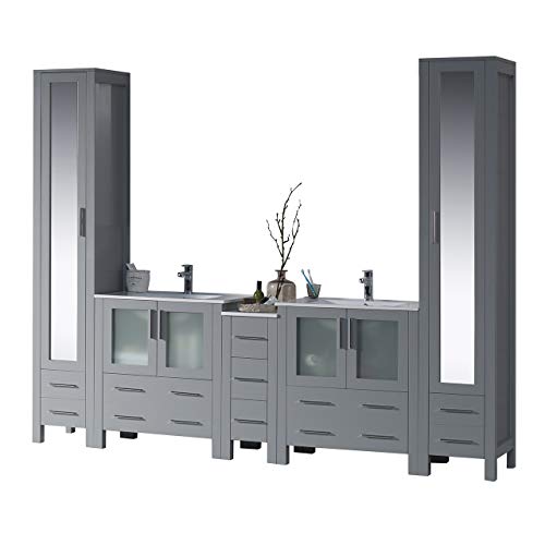 Get The Best Bathroom Vanity With Side Tower For An Elegant Look
