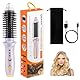 Warmluftbürste - Heißluftbürste Kabellos Mit Akku, Mini Akku Stylingbürsten, Für Kurze Haare, Hair Brush Straightener Warmluftbürste Föhnbürste Hot Brush