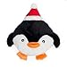 ZippyPaws Holiday Brainey Penguin Squeaky Plush Dog Toy