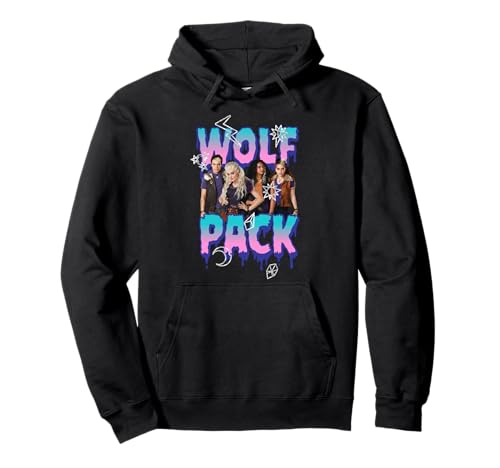 Sweat à capuche Disney Zombies Wolf Pack Group Poster pull confortable anti-pilling