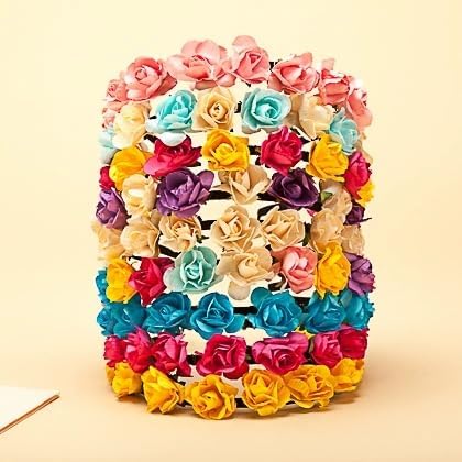 144 Pcs Artificial Mini Fake Rose Flower, Handmade Small Paper Flowers for Crafts Wedding Bouquet Mini Paper Flowers with Stems for DIY Crafts Gift Wreath Scrapbooking HairClips Decoration(Red) - Image 9