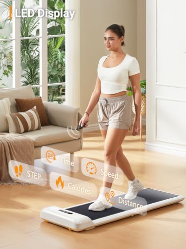Image of WalkingPad C2 Foldable Walking Pad Treadmill, Under Desk Compact Design | Foldable design for compact storage and space saving, Smart FootSense control and LED display for easy daily walking use