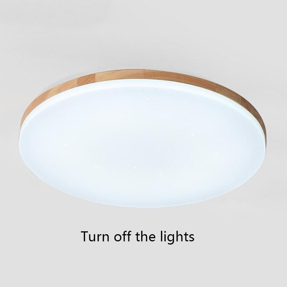 Lampa Sufitowa O Charakterze Domowym Okrągła Lampa Sufitowa Bez Możliwości Ściemniania Designerski Klosz Z Akrylu Chroniący Oczy Energooszczędna, Dekoracyjna Oprawa Oświetleniowa Do Wnętrz KNBVFHG