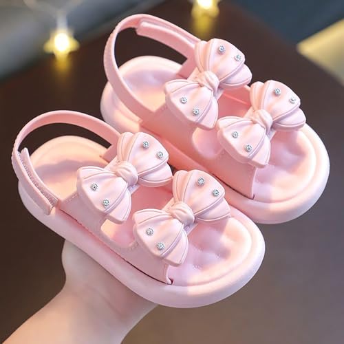 IWIHMIV Toddler Girl Sandals Little Girl Summer Beach Shoes Lightweight Open Toe Beach Comfortable Thick Soled Sandals3