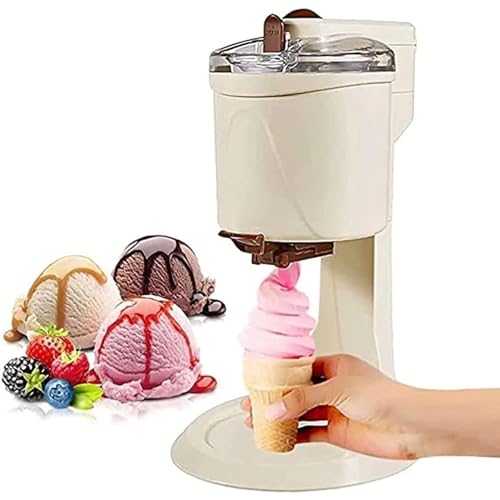 RayGenius MáQuina De Helados AutomáTica, 1000ml MáQuina para Hacer Helados En Casa - ¡Disfrute De Sus Delicias Caseras!