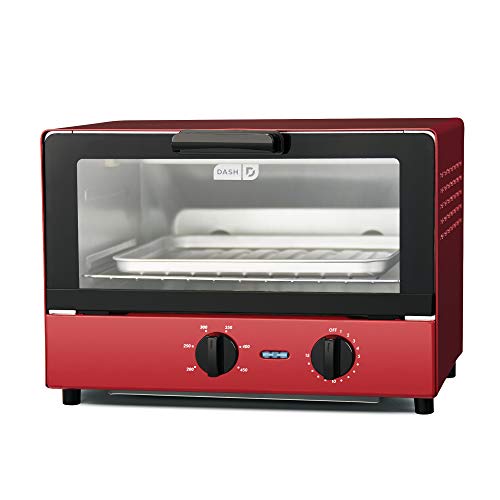 Dash B07DL2LJ3Z Compact Toaster Oven Cooker with Baking Tray