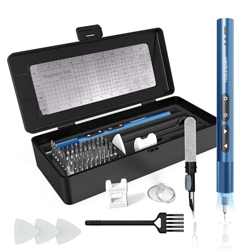 Image of Mini Electric Screwdriver Set,66 in 1 Small Electric Screw Driver Kit with Magnetic Bits,Precision Screwdrivers, Precision Cordless Repair Tool for Phone, Camera, Laptop, Watch