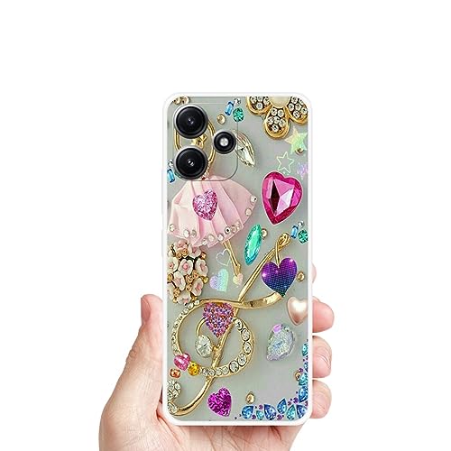 Image of Looy Mobile Cover for Xiaomi Redmi 12 5G Mobile Back Cover - Silver Grey