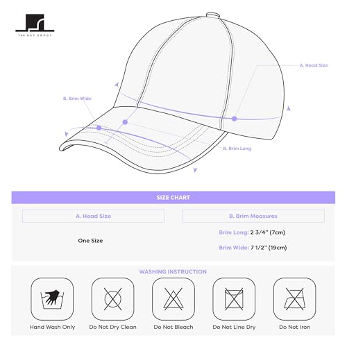 Image of The Hat Depot 100% Cotton Pigment Dyed Low Profile Dad Hat Six Panel Cap