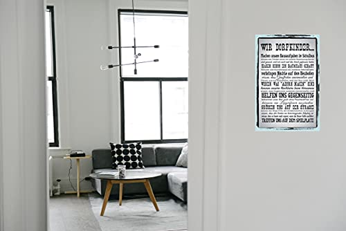 Metall Schild 20x30cm Hühnerstall Hühner Huhn Hahn Blechschild – Bild 3