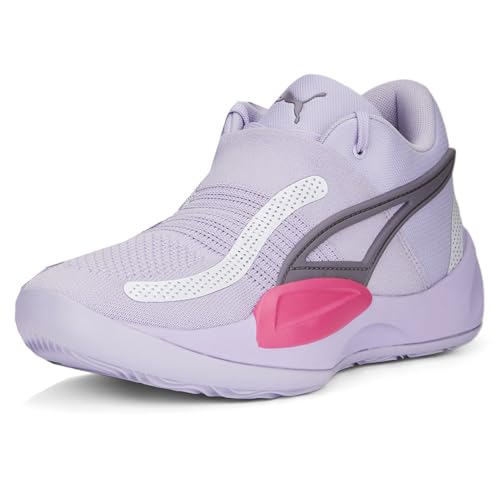PUMA Mens Rise Nitro Basketball Sneakers Shoes - Purple - Size 9.5 M2