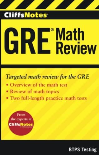 CliffsNotes GRE Math Review (CliffsNotes Test Prep)