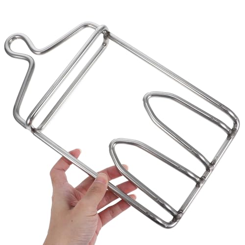 Gancho de acero inoxidable robusto con acabado pulido para colgar aves de corral 4
