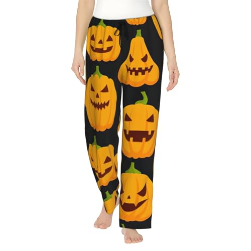Pantalon de pyjama femme Halloween EdWal, idée cadeau d'automne originale en taille S-3XL