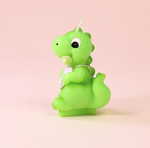 Uxzeb Mini Dinosaur Cake Toppers Cute Candle For Jurassic World Birthday Party Supplies Boy Baby Shower Decorations(Dinosaur) #TOP3