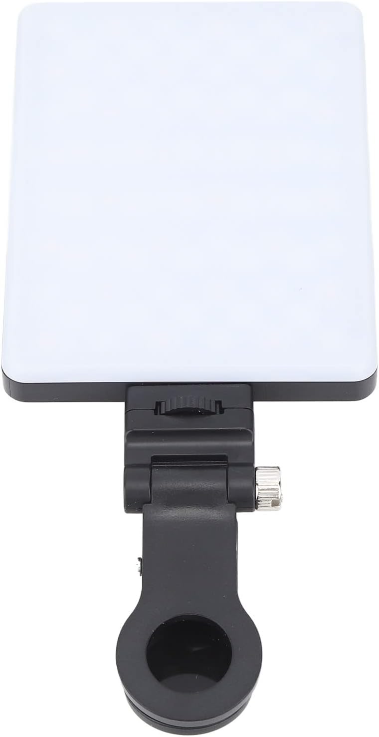 LED Video Light on Camera 2500k-9000k Dimmable Panel Lamp Rechargeable Fill Photography Lighting with Clip for Live Streaming, Zoom Meetings, Vlogs