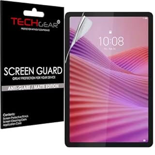 TECHGEAR Confezione 2 pellicole antiriflesso opache per Lenovo Tab 10,1" TB311 / TB311FU / TB311XU + panno pulizia schermo + scheda applicatore