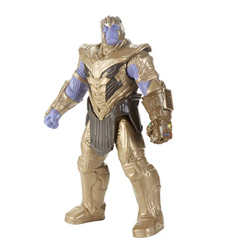 Boneco Titan Hero Marvel Deluxe - Thanos, Avengers, Roxo