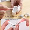 Kit de limpieza para AirPods, kit de limpieza para auriculares AirPods Pro 1 2 3, herramienta de limpieza multifunción con cepillo y esponja de felpa para audífonos inalámbricos, estuche de auriculares Bluetooth, cámara y teléfono (Rosa) 6