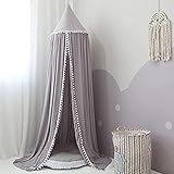 papasbox Mosquitera de princesa, para colgar para cuna, cama