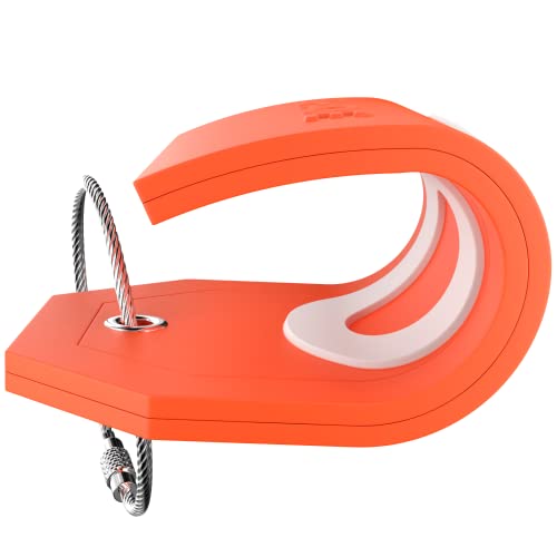 Image of Initial Luggage Tag with Full Privacy Cover and Stainless Steel Loop - (Letter O)