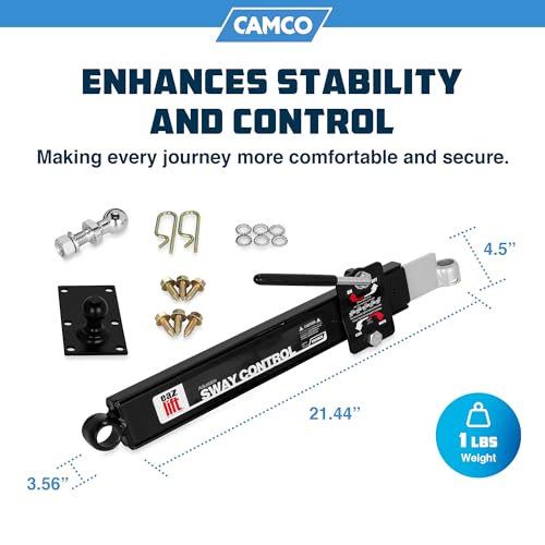 Camco Eaz-Lift Camper/RV Adjustable Sway Control | Features On/Off...