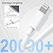 Apple MFi Zertifiziert iPhone Kabel 2m 2Pack, Lightning Ladekabel Lang für iPhone 14/14Pro Max/13/13Pro/13Mini/12/12Pr... Mini/11/11Pro/X/8/8Plus/7/6