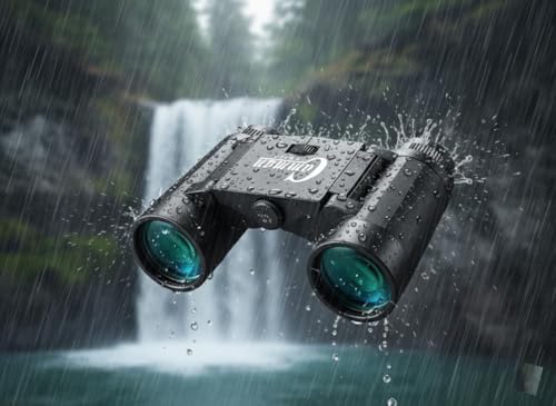 Image of Compact Folding Binoculars for Kids & Adults | Day & Night Use Polarized Telescope with High-Performance Optics | Lightweight Outdoor Binoculars for Bird Watching, Travel, Camping & Stargazing