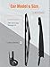 Rear Wiper Arm Blade Kit, Replacement for Jeep Wrangler JK 2007-2018 - MIKKUPPA Back Windshield Wiper Replacement 68002490AB