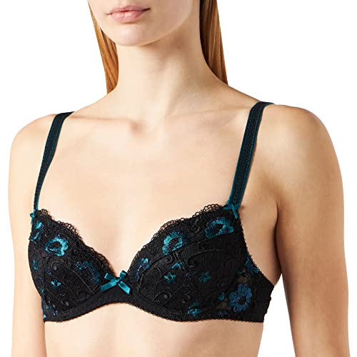 Preisvergleich Produktbild Aubade Damen Fievre Andalouse Demi BH, Lapislazuli, 80B