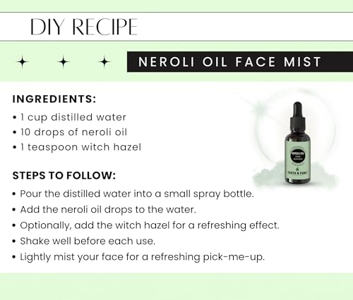 Image of Earth N Pure Neroli Essential Oil Natural and Therapeutic Grade 50 ml