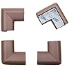 Corner Protector for Baby (4 Large Corners) – RovingCove Hefty-Fit Heavy-Duty Soft Rubber Foam Furniture Corner Bumper…